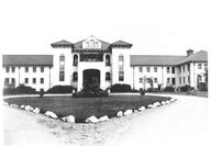 An historic photo of one of the buildings at Northern State Hospital